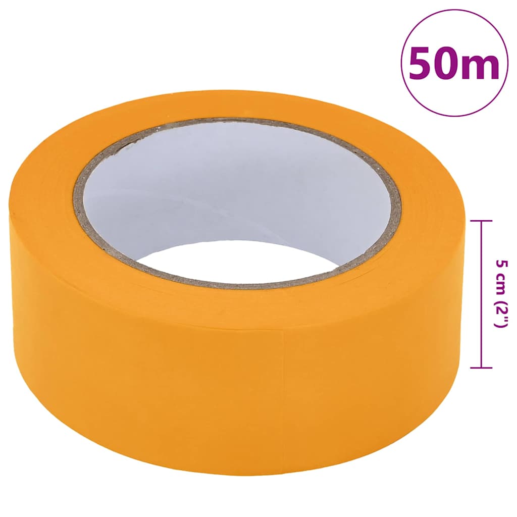 Festő Maszkoló Szalagok 24 pcs Sárga 50mm x 50m Papír