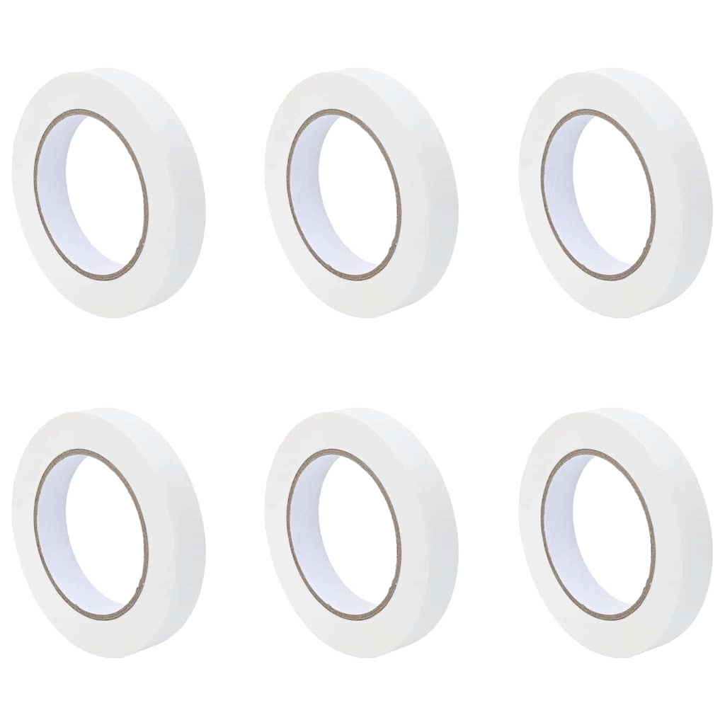 Festő Maszkoló Szalagok 6 pcs Fehér 19mm x 50m Papír