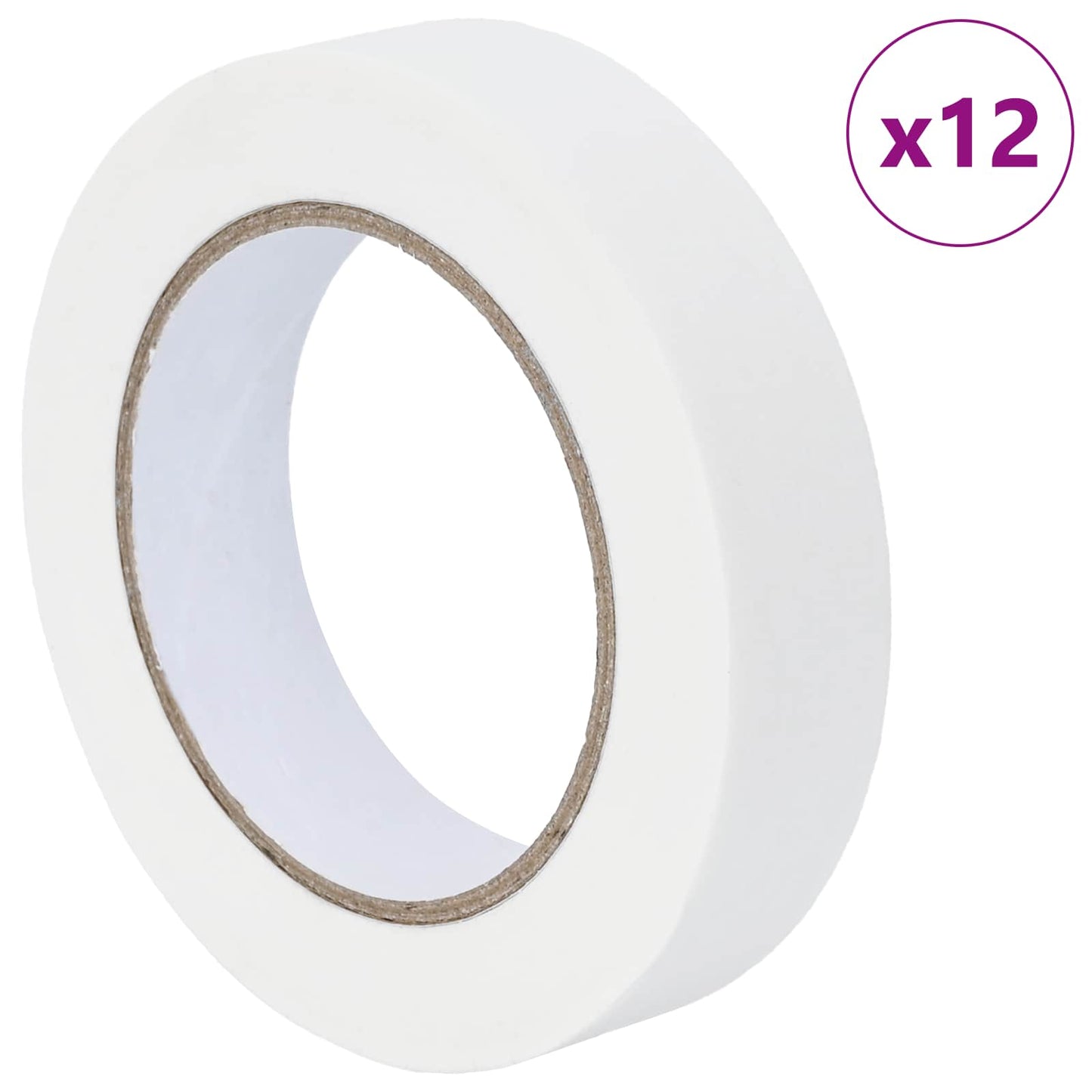 Festő Maszkoló Szalagok 12 pcs Fehér 25mm x 50m Papír