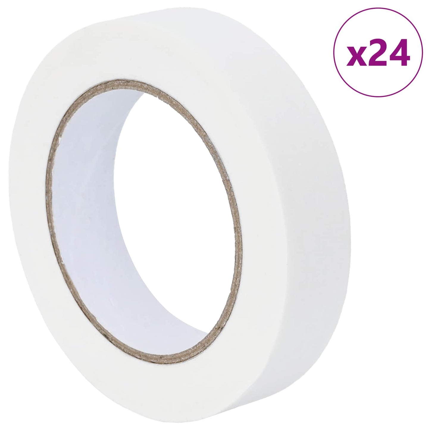 Festő Maszkoló Szalagok 24 pcs Fehér 25mm x 50m Papír