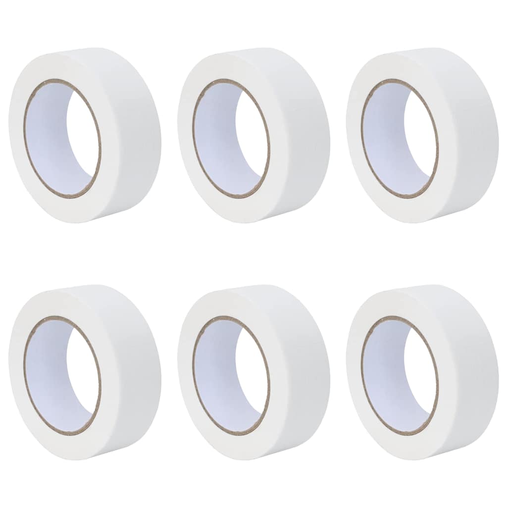 Festő Maszkoló Szalagok 6 pcs Fehér 38mm x 50m Papír