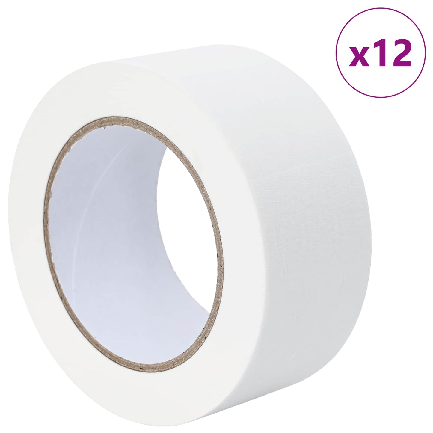 Festő Maszkoló Szalagok 12 pcs Fehér 50mm x 50m Papír