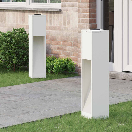 Napelemes LED Útjelző Lámpa 2 pcs Fehér Hidegen hengerelt acél
