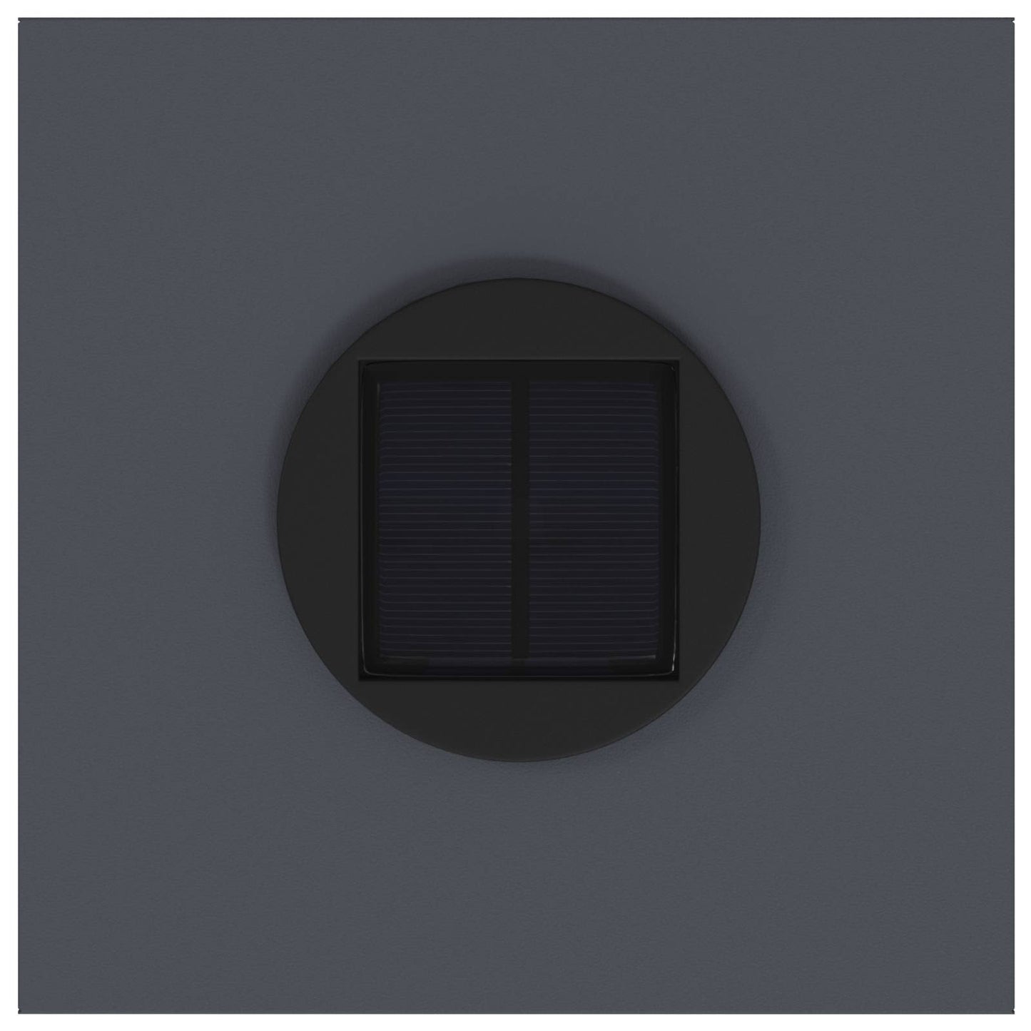 Napelemes LED Útjelző Lámpa 2 pcs Meleg fehér 18 x 18 x 80 cm