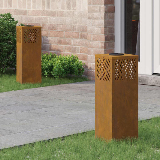 Napelemmel működő LED ösvény világítás 2 pcs Bronz