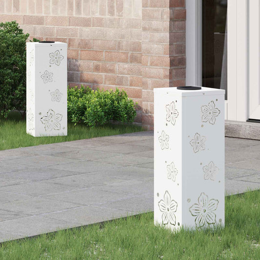 Napelemmel működő LED ösvény világítás 2 pcs Fehér