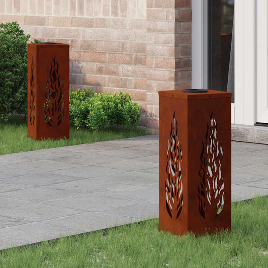 Napelemmel működő LED ösvény világítás 2 pcs Bronz