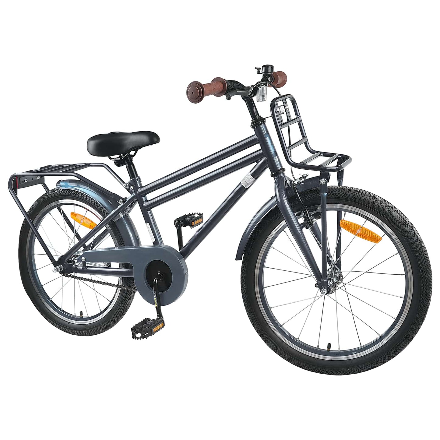 Gyerek Bicikli 18 Hüvelyk 5-7 éves korig Sötétszürke