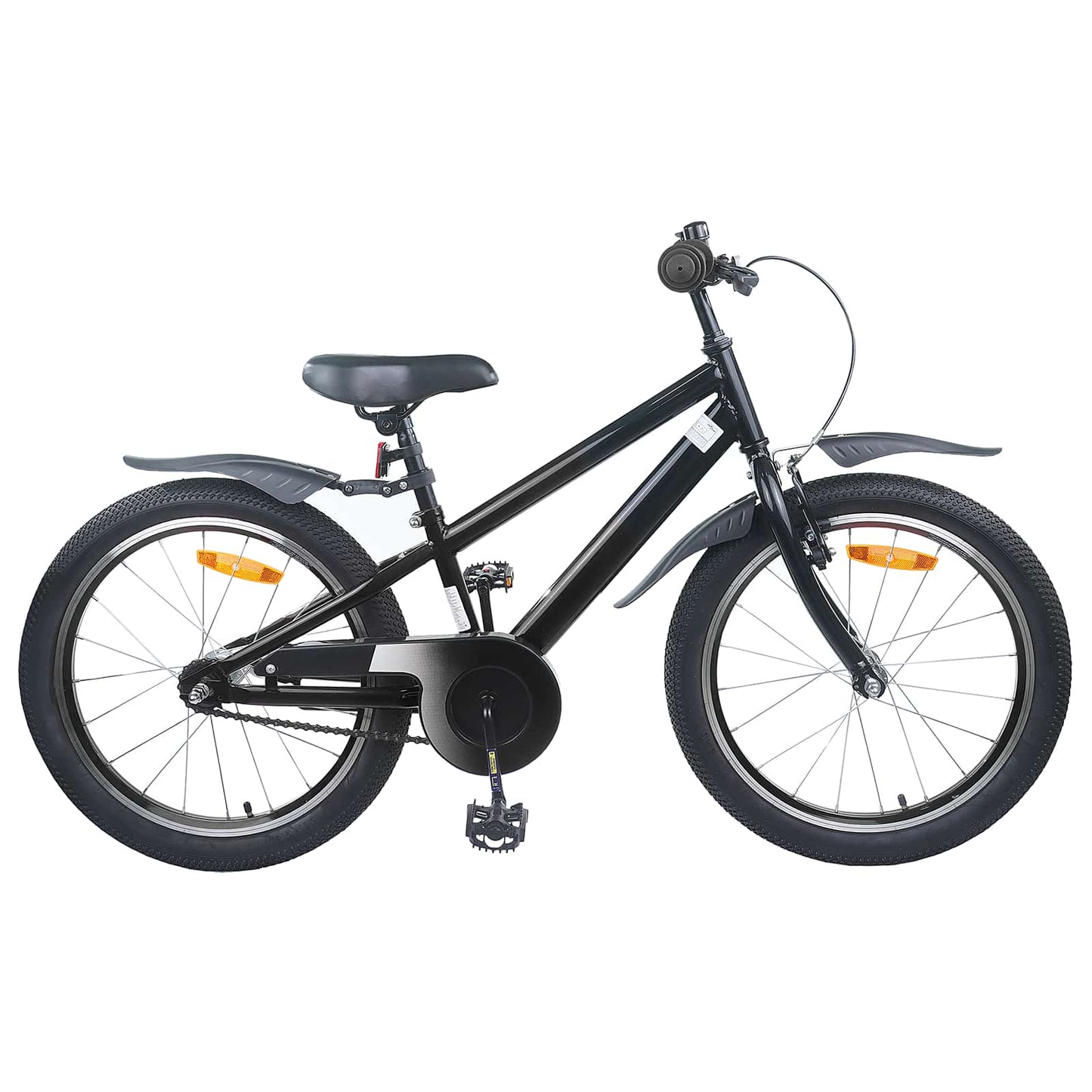 Gyerek Bicikli 20 Hüvelyk 6-11 éves korig ajánlott Fekete