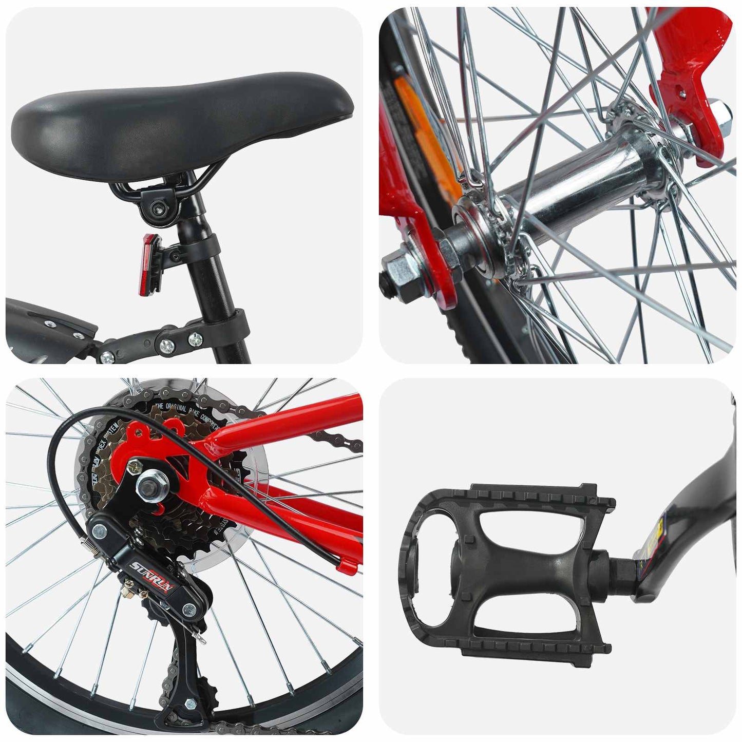 Gyerek Bicikli 20 Hüvelyk 6-Speed 6-11 éves korig ajánlott