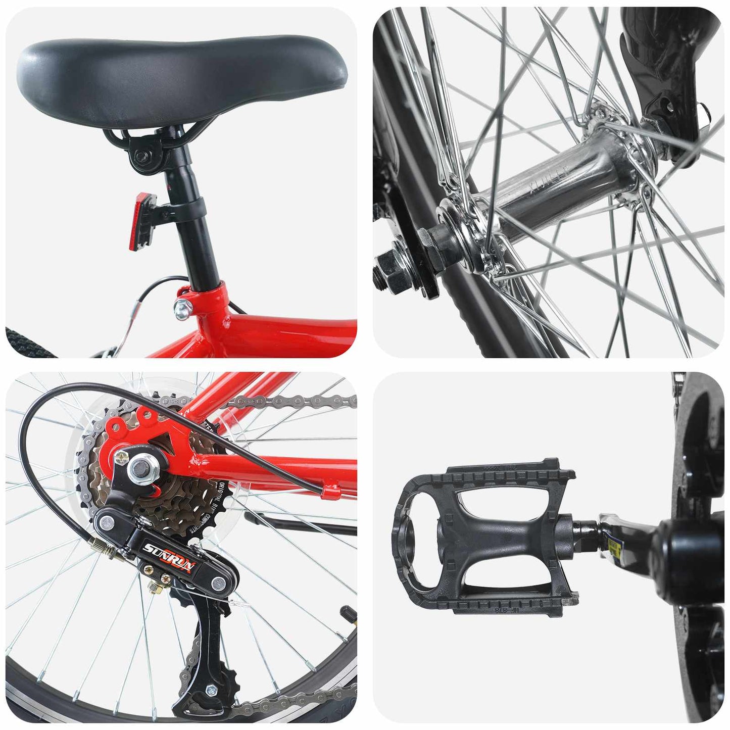 Gyerek Bicikli 20 Hüvelyk 6-Speed 6-11 éves korig ajánlott