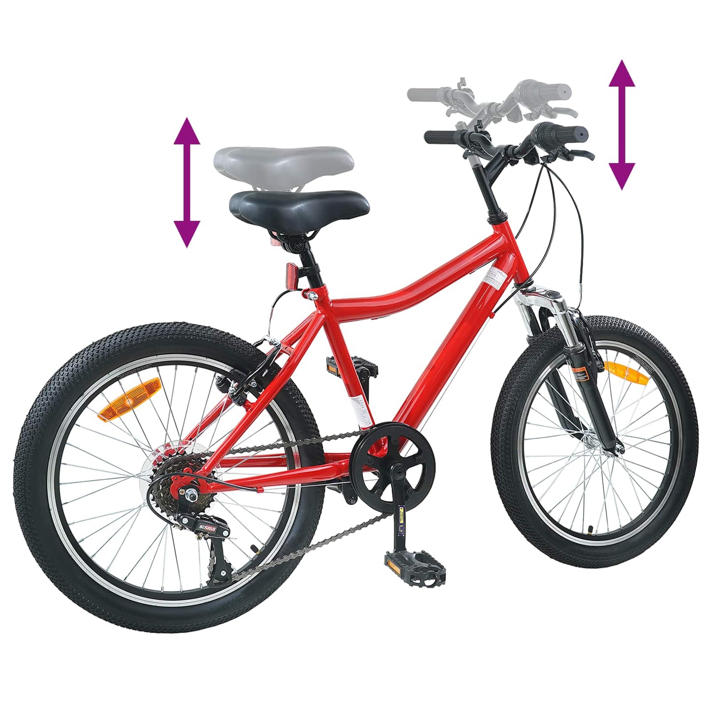 Gyerek Bicikli 20 Hüvelyk 6-Speed 6-11 éves korig ajánlott