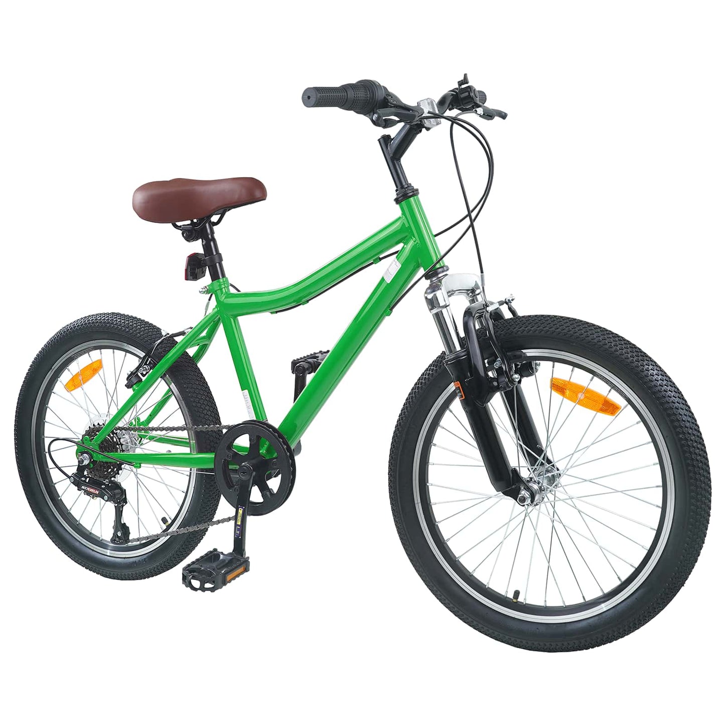 Gyerek Bicikli 20 Hüvelyk 6-Speed 6-11 éves korig ajánlott Zöld