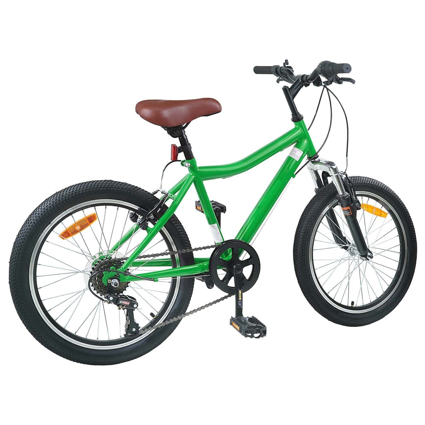 Gyerek Bicikli 20 Hüvelyk 6-Speed 6-11 éves korig ajánlott Zöld