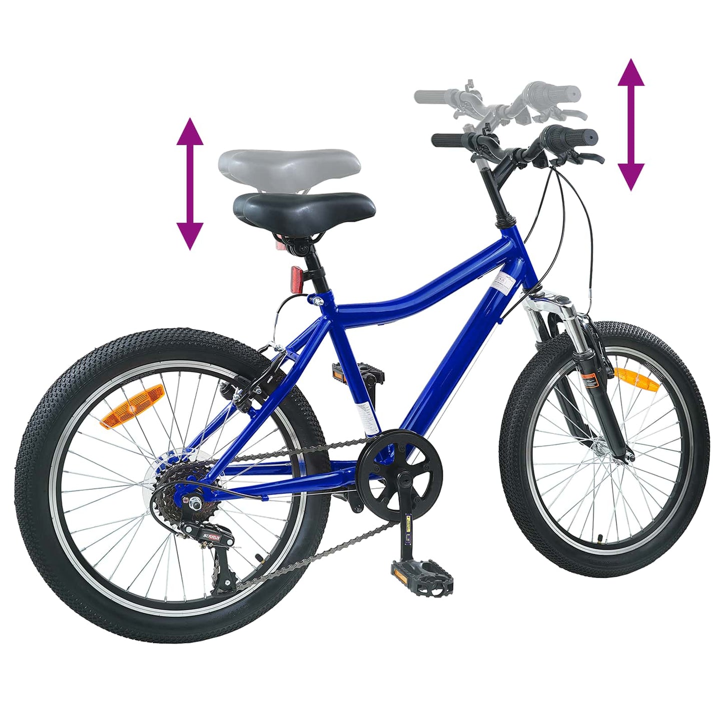Gyerek Bicikli 20 Hüvelyk 6-Speed 6-11 éves korig ajánlott