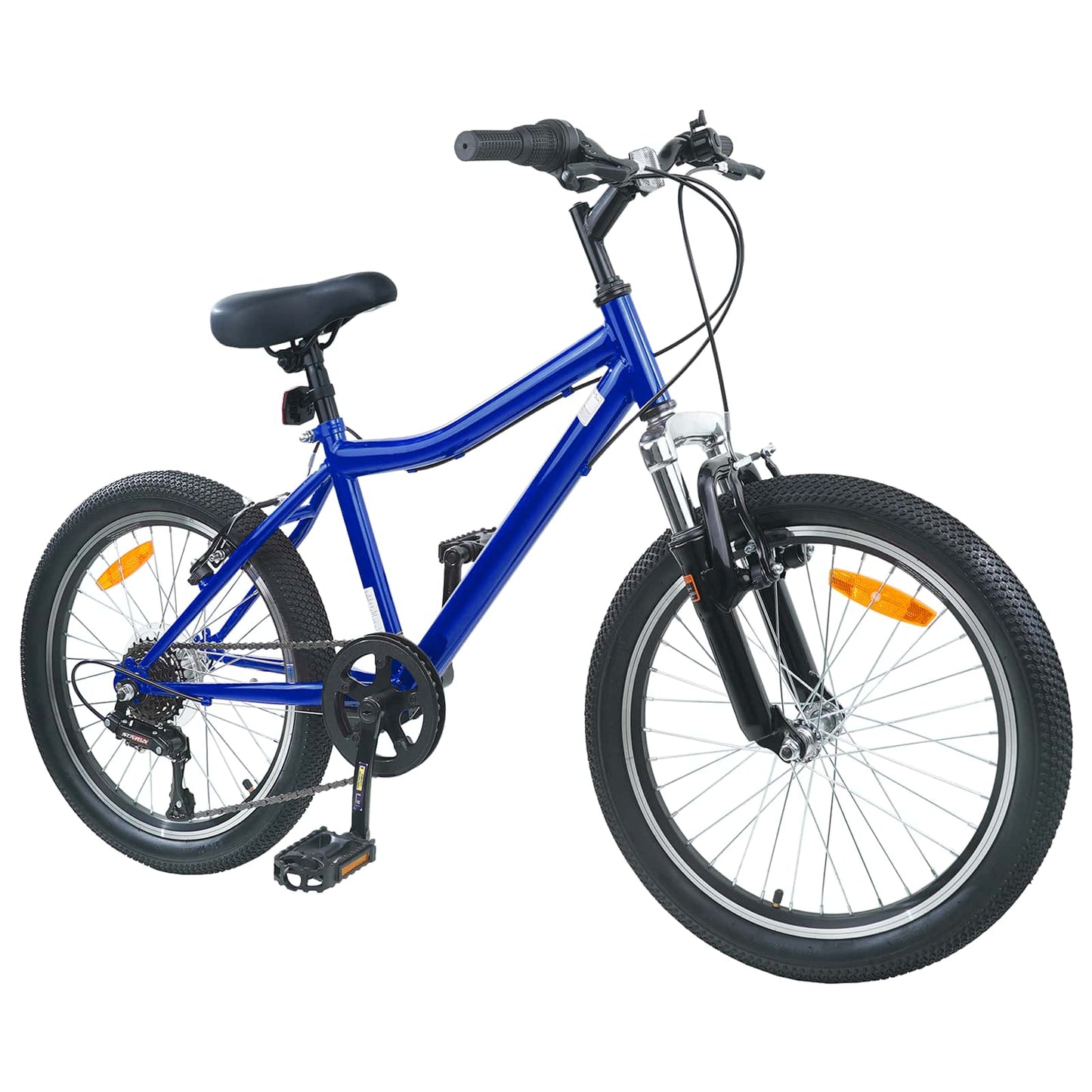 Gyerek Bicikli 24 Hüvelyk 6-Speed 8-12 éves korig Sötét kék