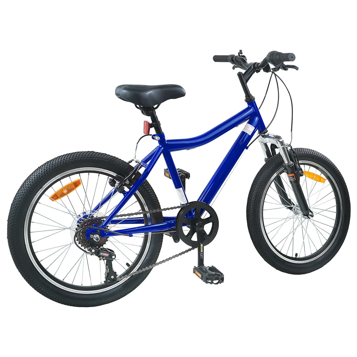 Gyerek Bicikli 24 Hüvelyk 6-Speed 8-12 éves korig Sötét kék