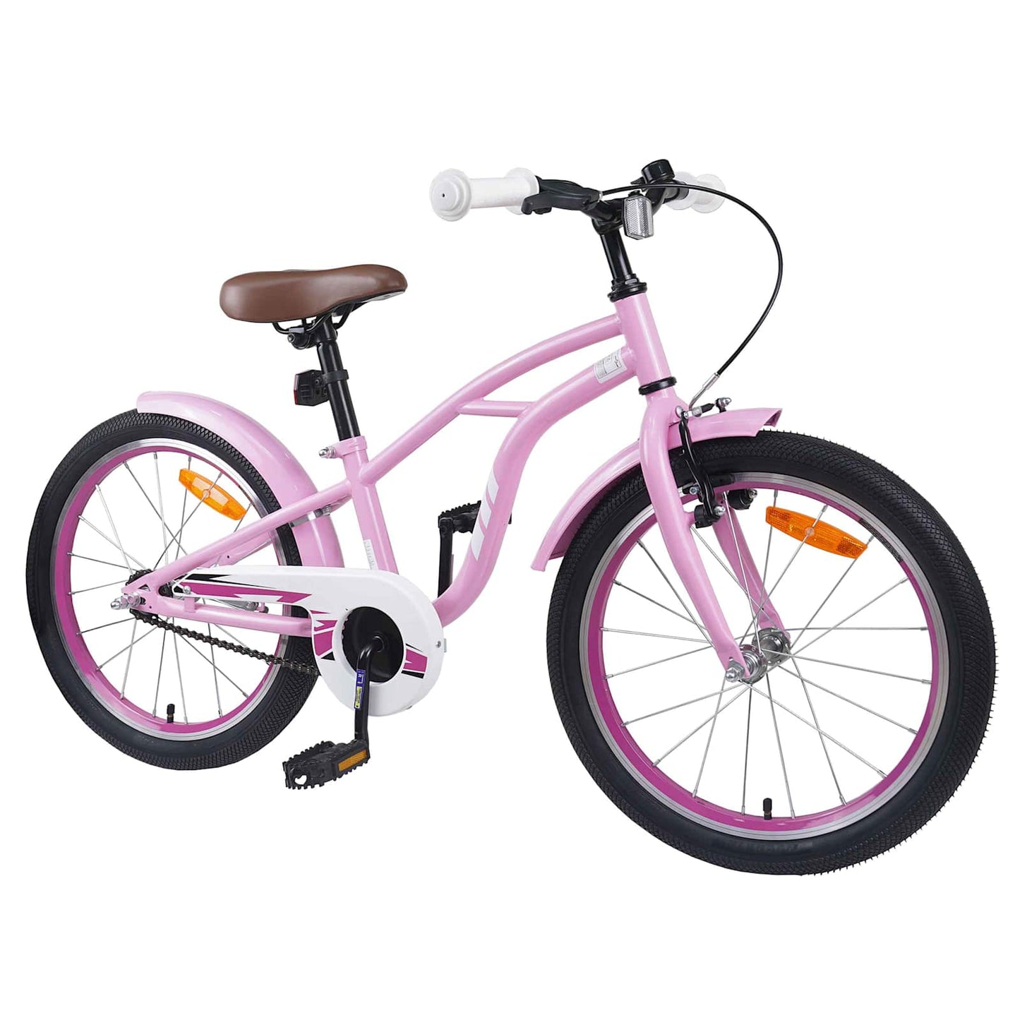 Gyerek Bicikli 18 Hüvelyk 5-7 éves korig Világos Rózsaszín