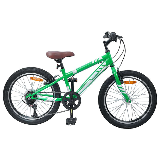 Hegyi Bicikli 20 Hüvelyk 6-Speed 5-8 éves korig ajánlott Zöld