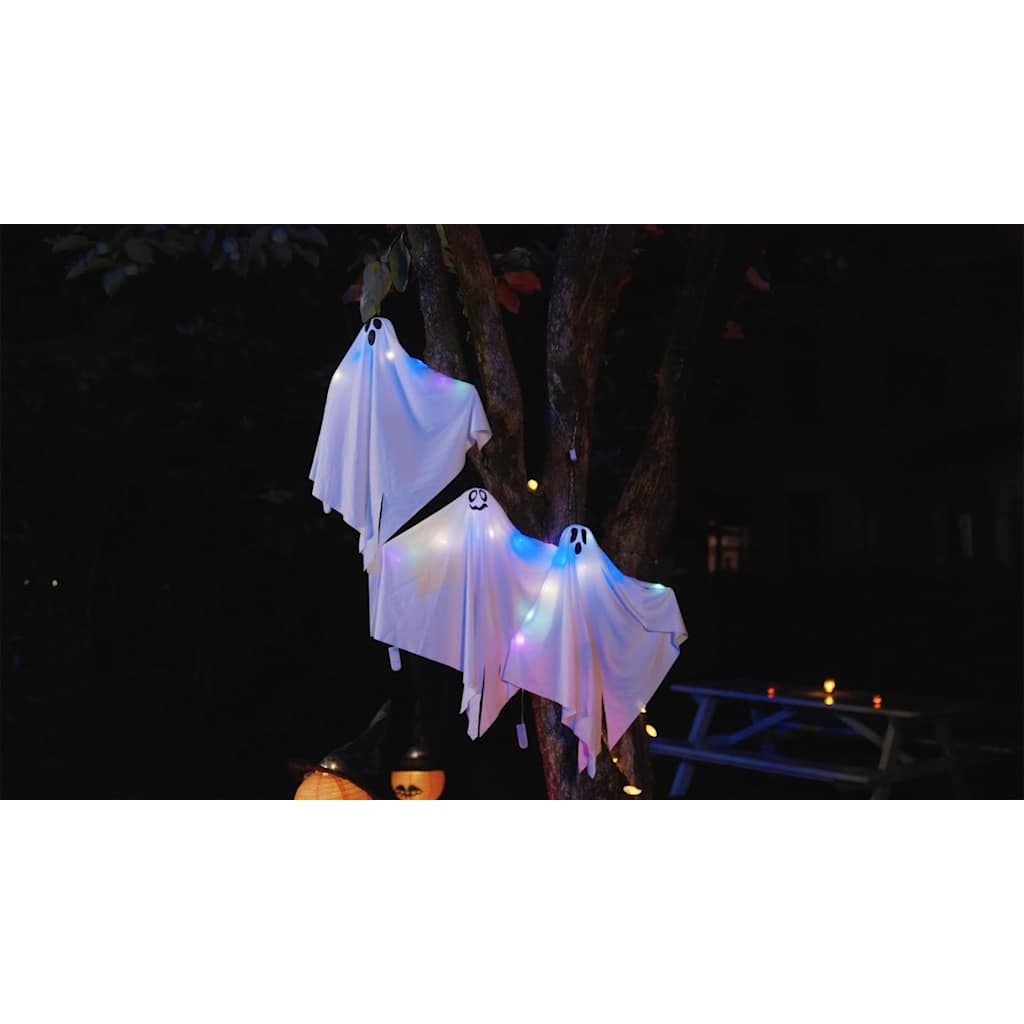 Halloween Függő Szellem 3 pcs Fehér 52 x 62 cm Poliészter