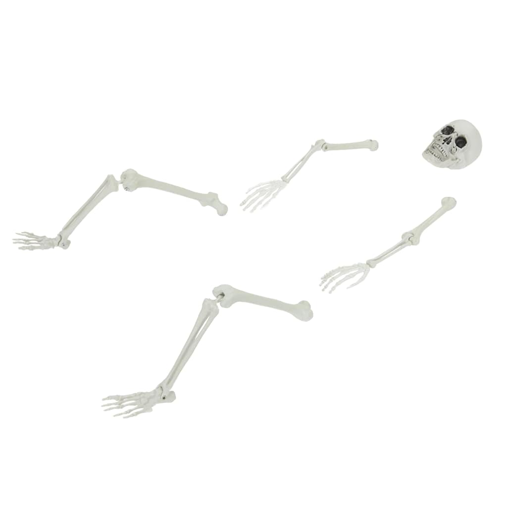 Halloween csontváz földi tüskékkel Fehér 45,5 x 13 cm