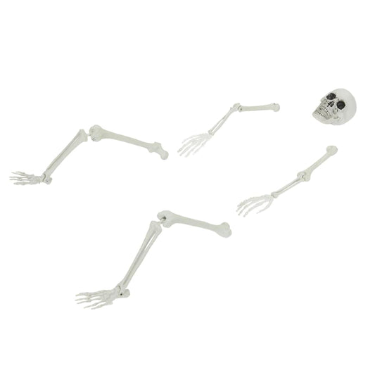Halloween csontváz földi tüskékkel Fehér 45,5 x 13 cm