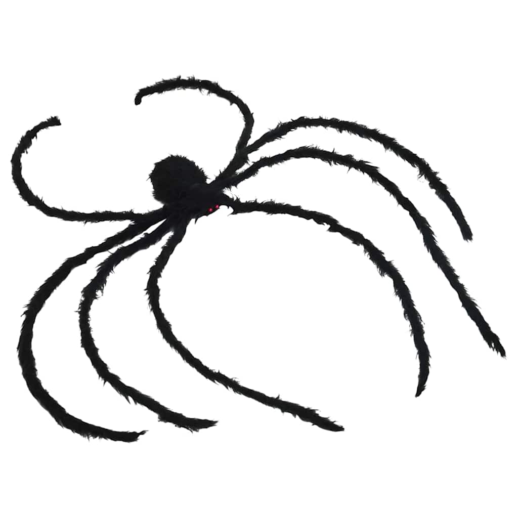 Halloween pók díszítés pókhálóval 2 pcs Fekete és fehér