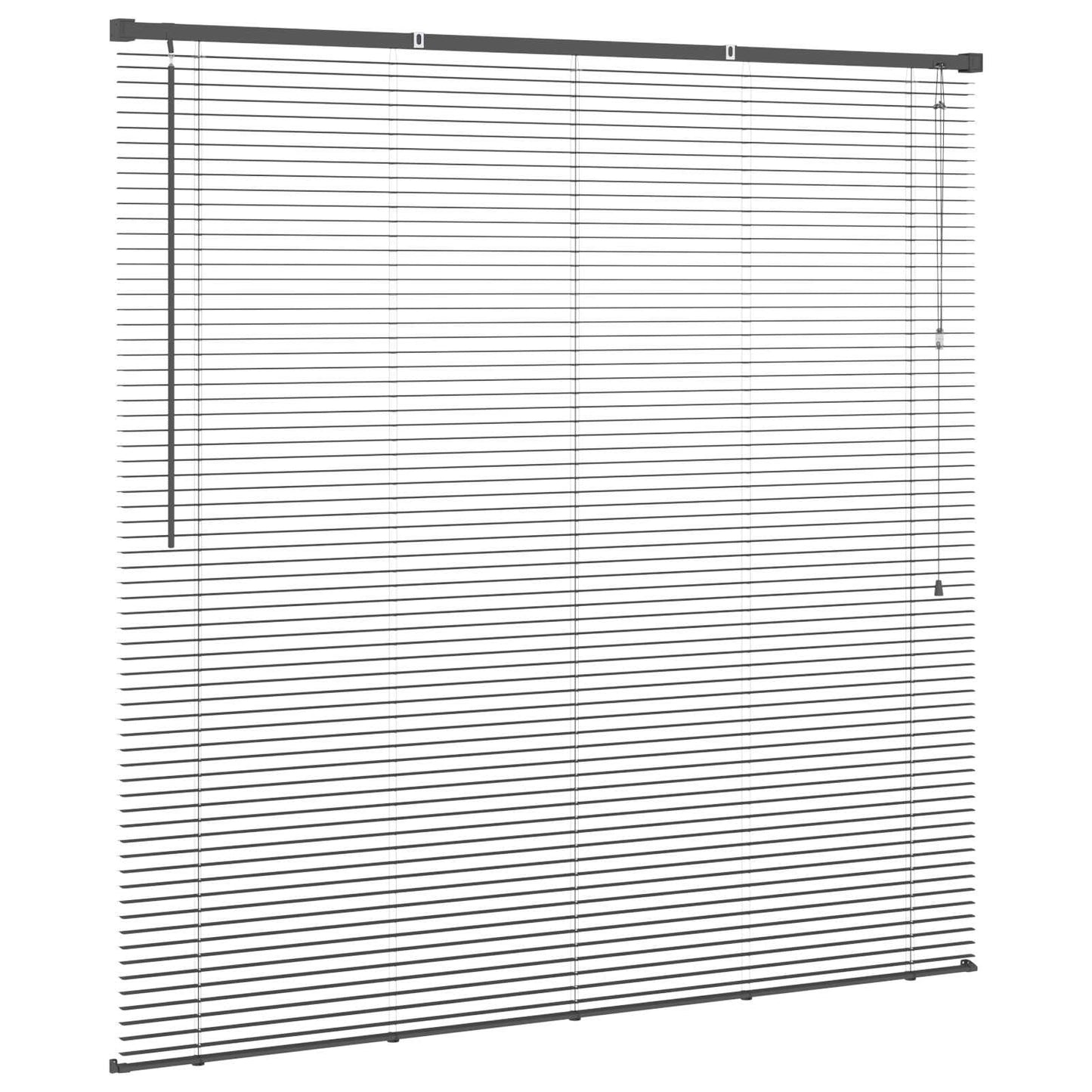 Zsaluzia Ezüst Szürke 150 x 140 cm 25 mm PVC