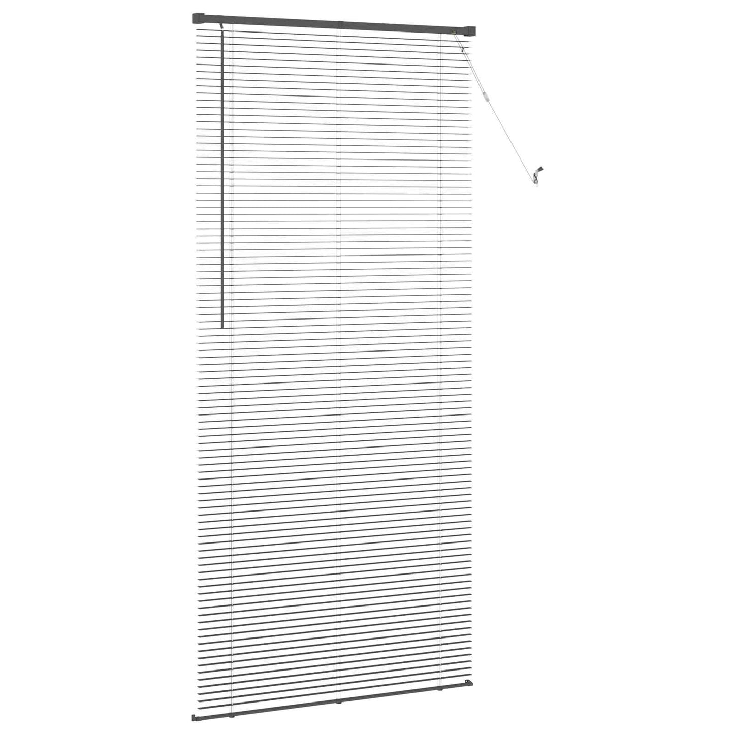 Zsaluzia Ezüst Szürke 213 x 100 cm 25 mm PVC