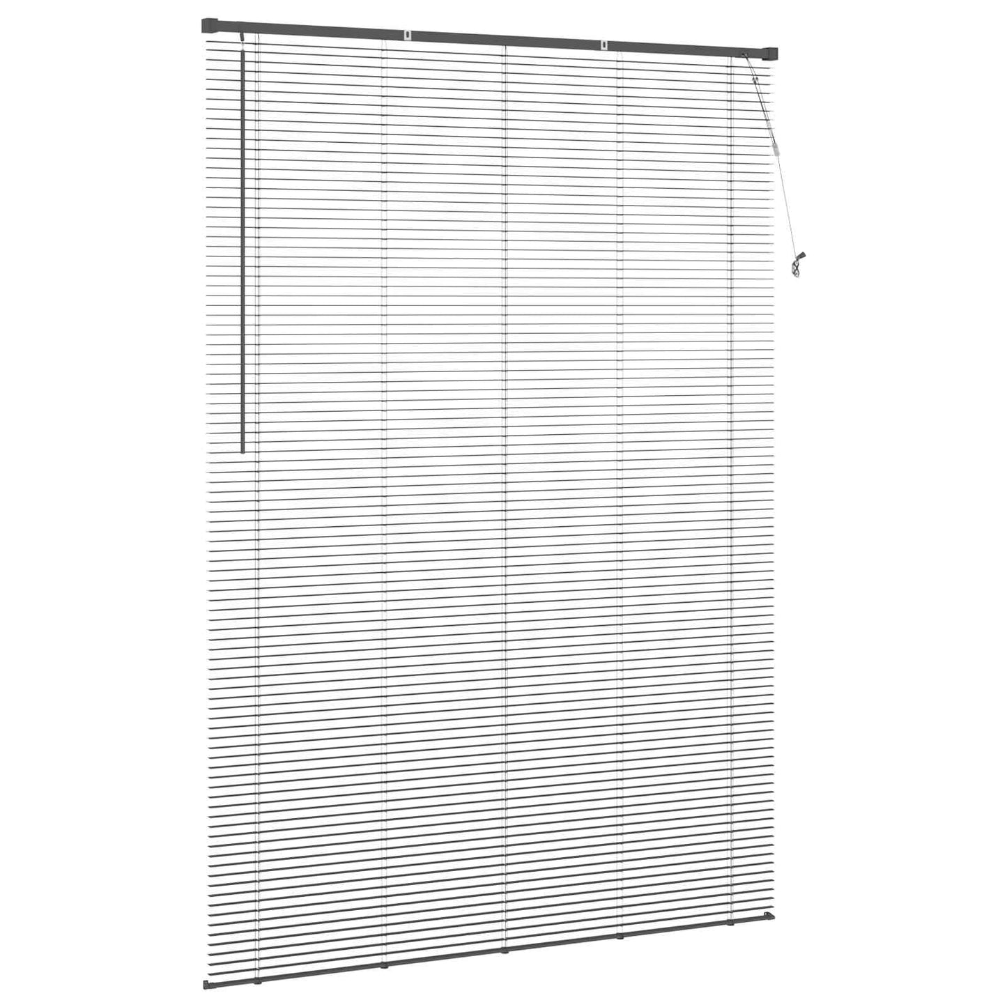 Zsaluzia Ezüst Szürke 213 x 150 cm 25 mm PVC
