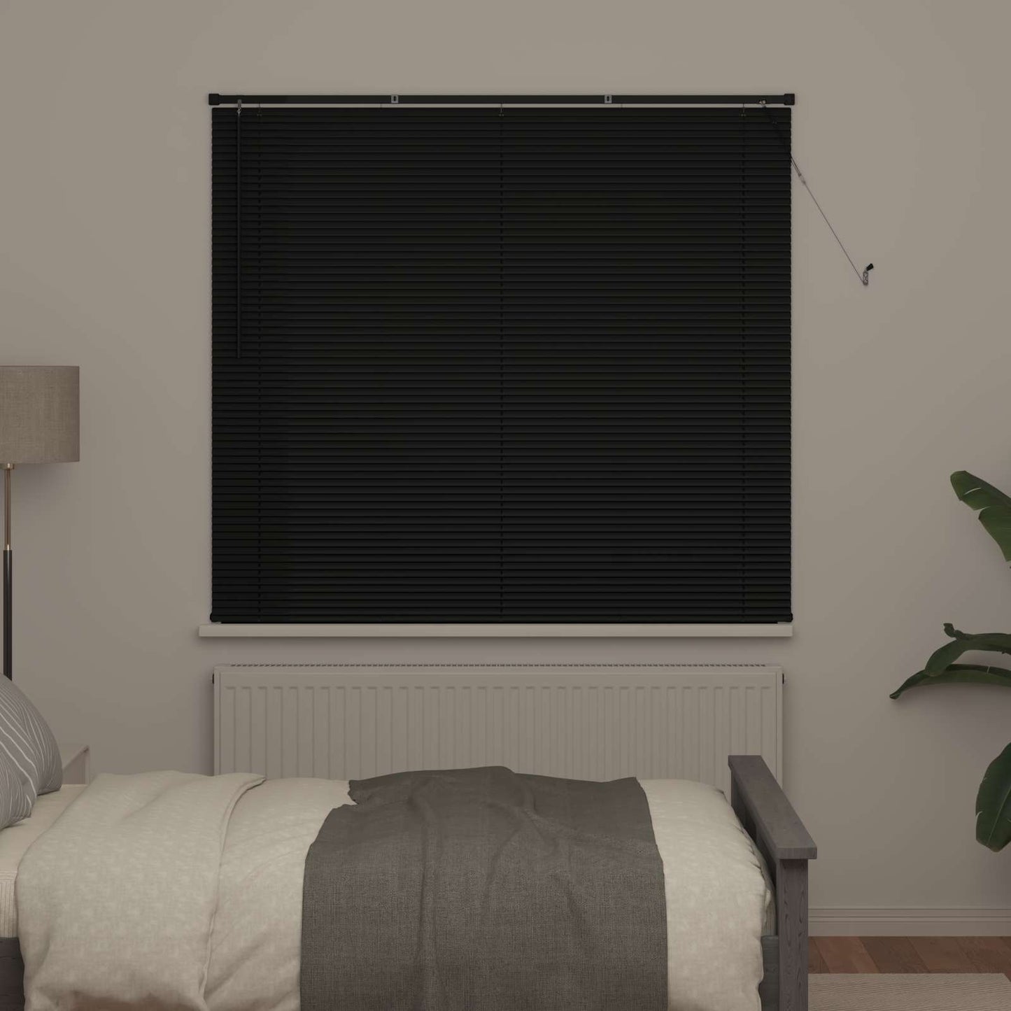 Zsaluzia Fekete 150 x 160 cm 25 mm PVC