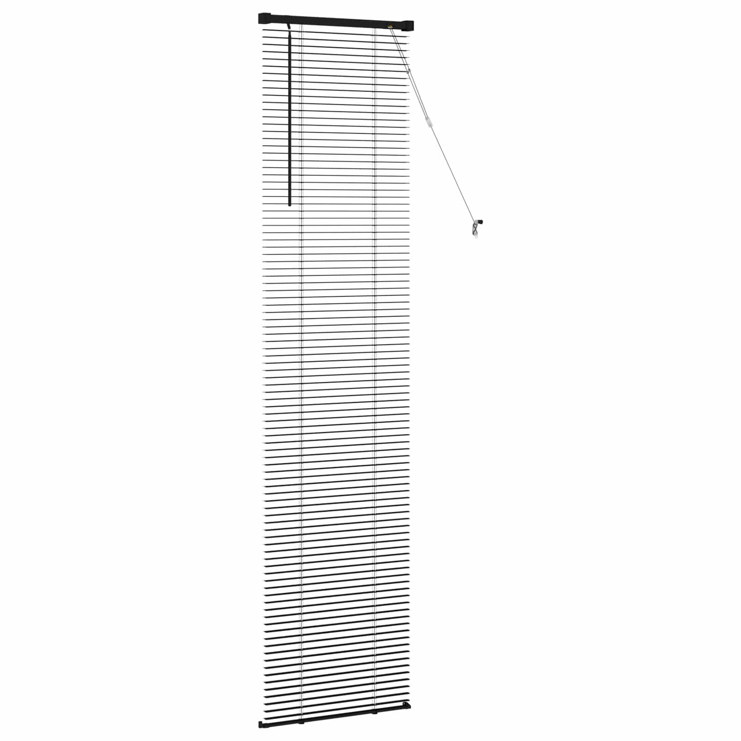 Zsaluzia Fekete 213 x 60 cm 25 mm PVC