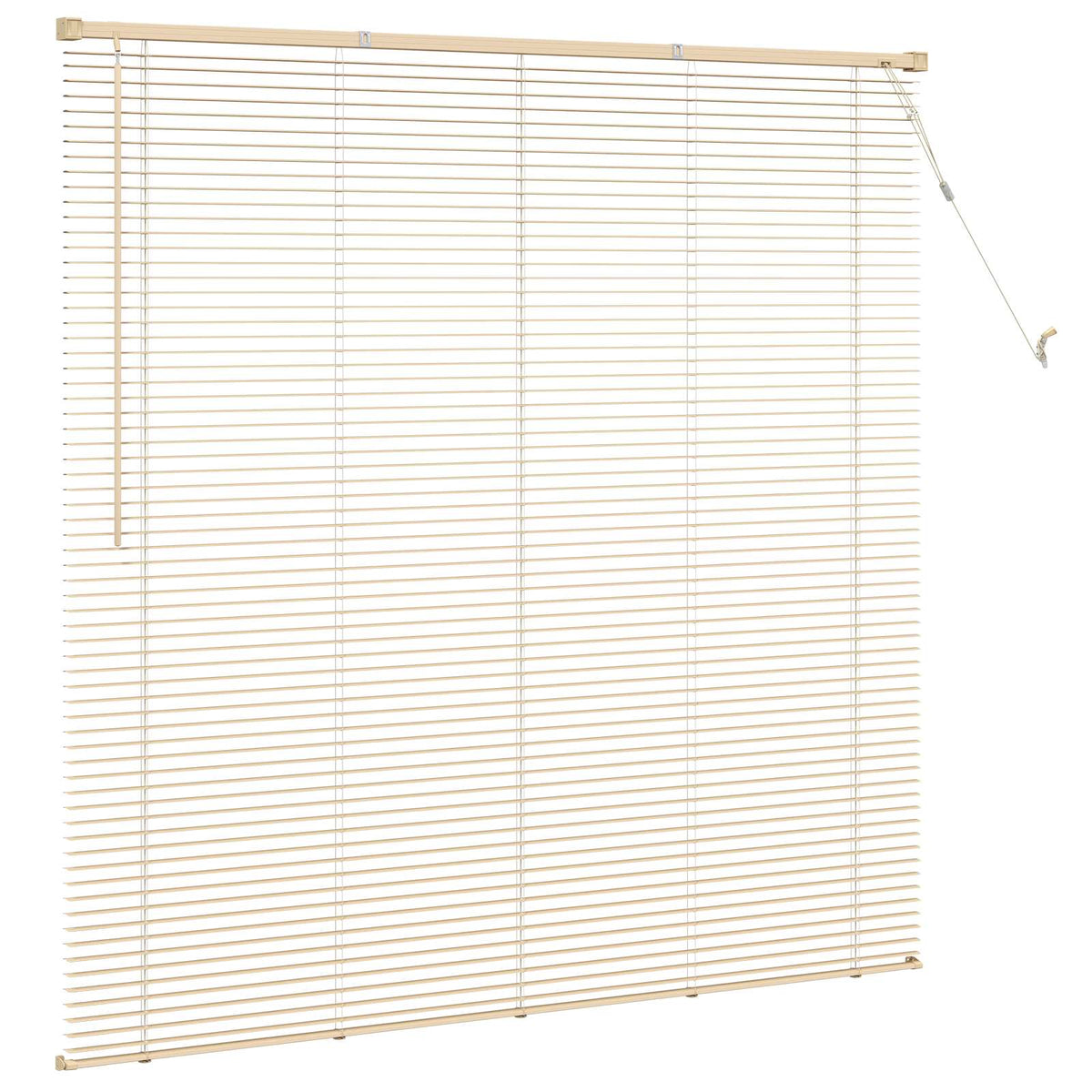 Zsaluzia Világos barna mintával 150 x 150 cm 25 mm PVC