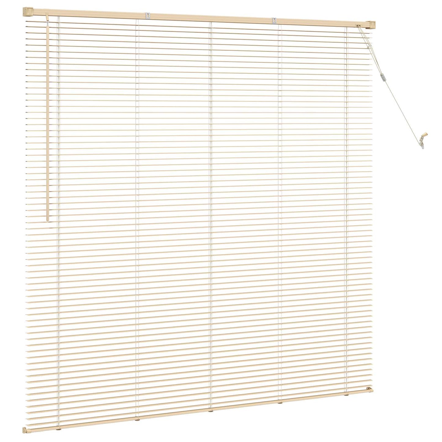 Zsaluzia Világos barna mintával 150 x 150 cm 25 mm PVC