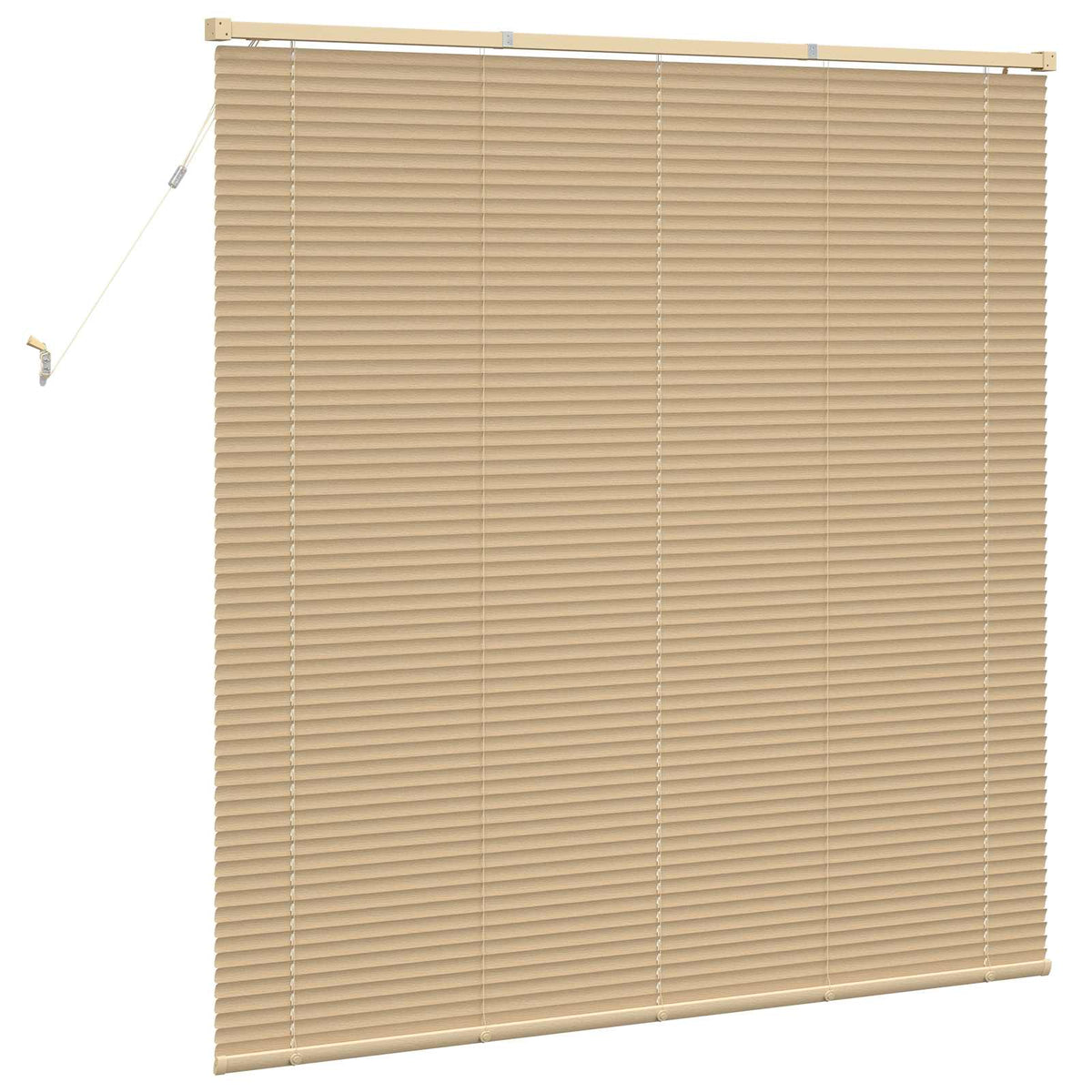 Zsaluzia Világos barna mintával 150 x 150 cm 25 mm PVC