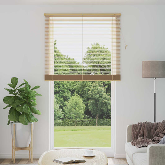 Zsaluzia Világos barna mintával 213 x 120 cm 25 mm PVC
