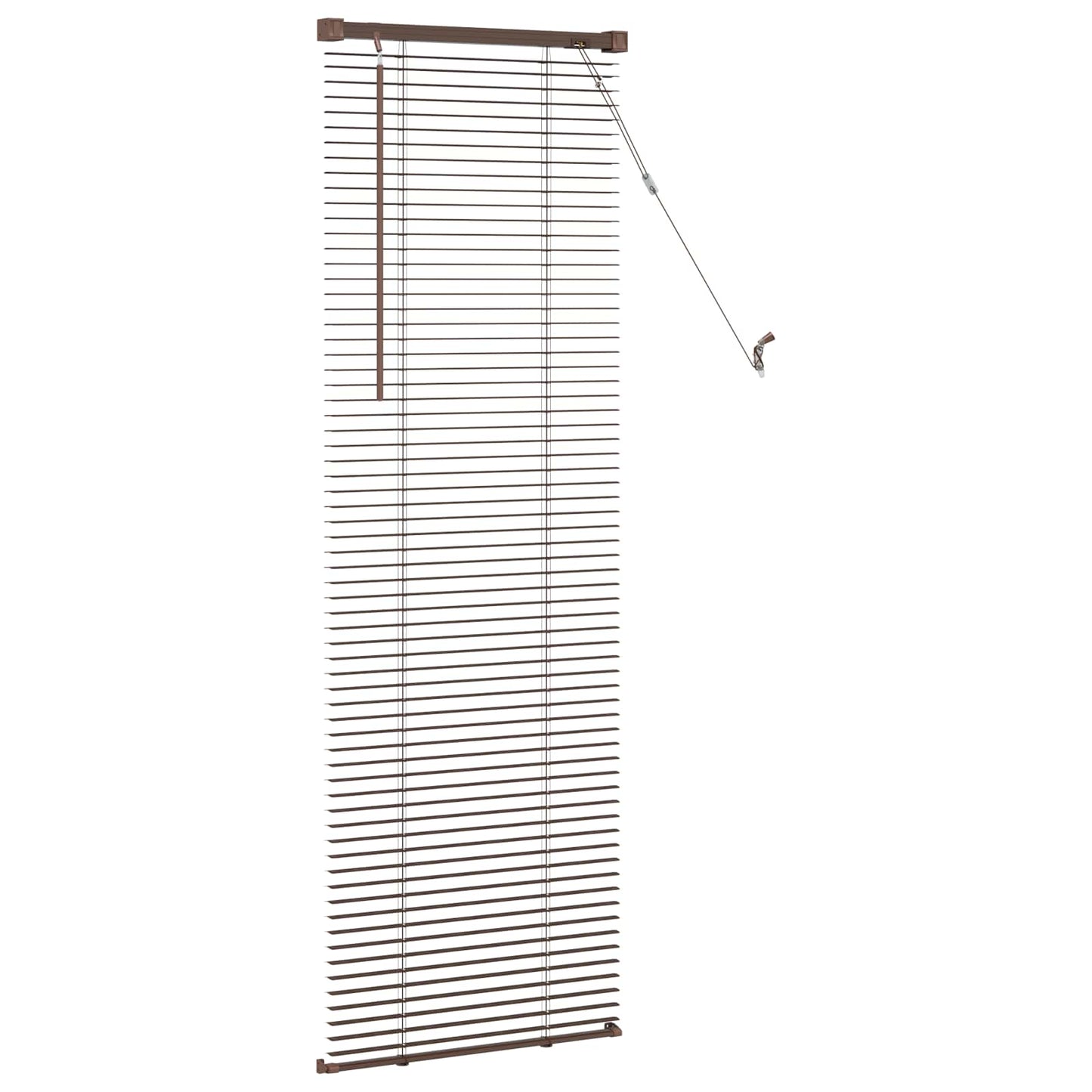 Zsaluzia Sötét barna mintával 150 x 50 cm 25 mm PVC