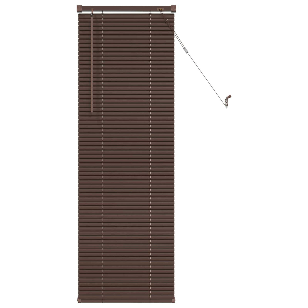 Zsaluzia Sötét barna mintával 150 x 50 cm 25 mm PVC