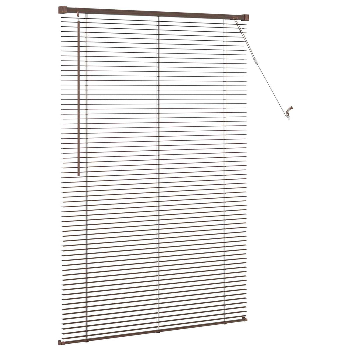 Zsaluzia Sötét barna mintával 150 x 80 cm 25 mm PVC