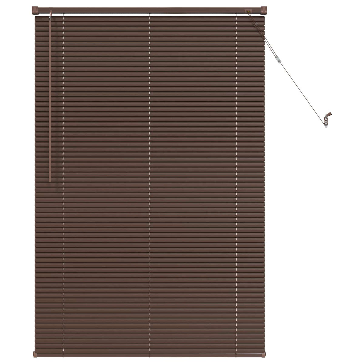 Zsaluzia Sötét barna mintával 150 x 80 cm 25 mm PVC