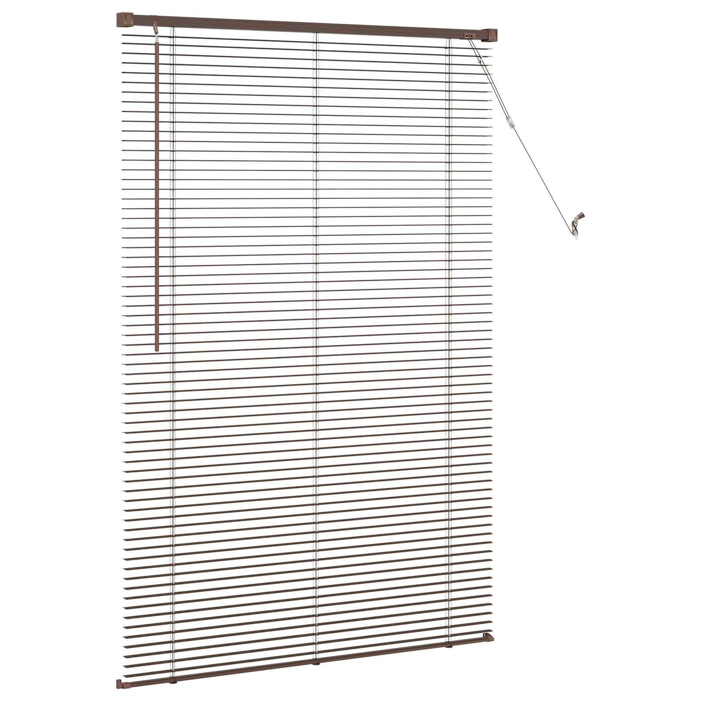 Zsaluzia Sötét barna mintával 150 x 90 cm 25 mm PVC
