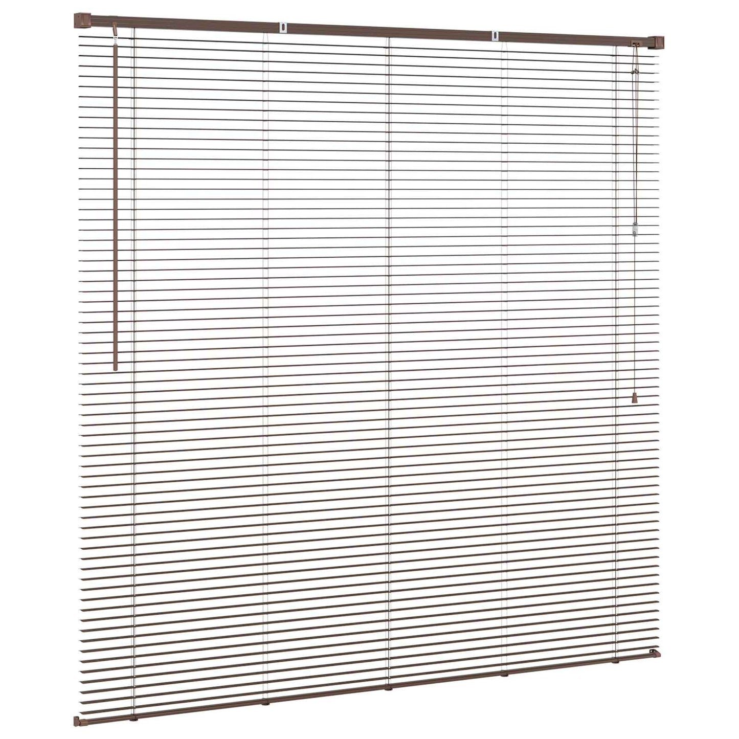 Zsaluzia Sötét barna mintával 150 x 130 cm 25 mm PVC