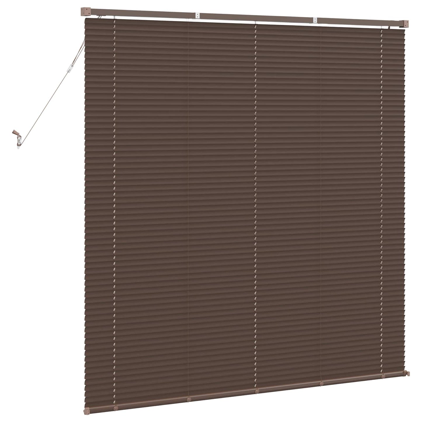 Zsaluzia Sötét Barna 160 x 150 cm 25 mm PVC