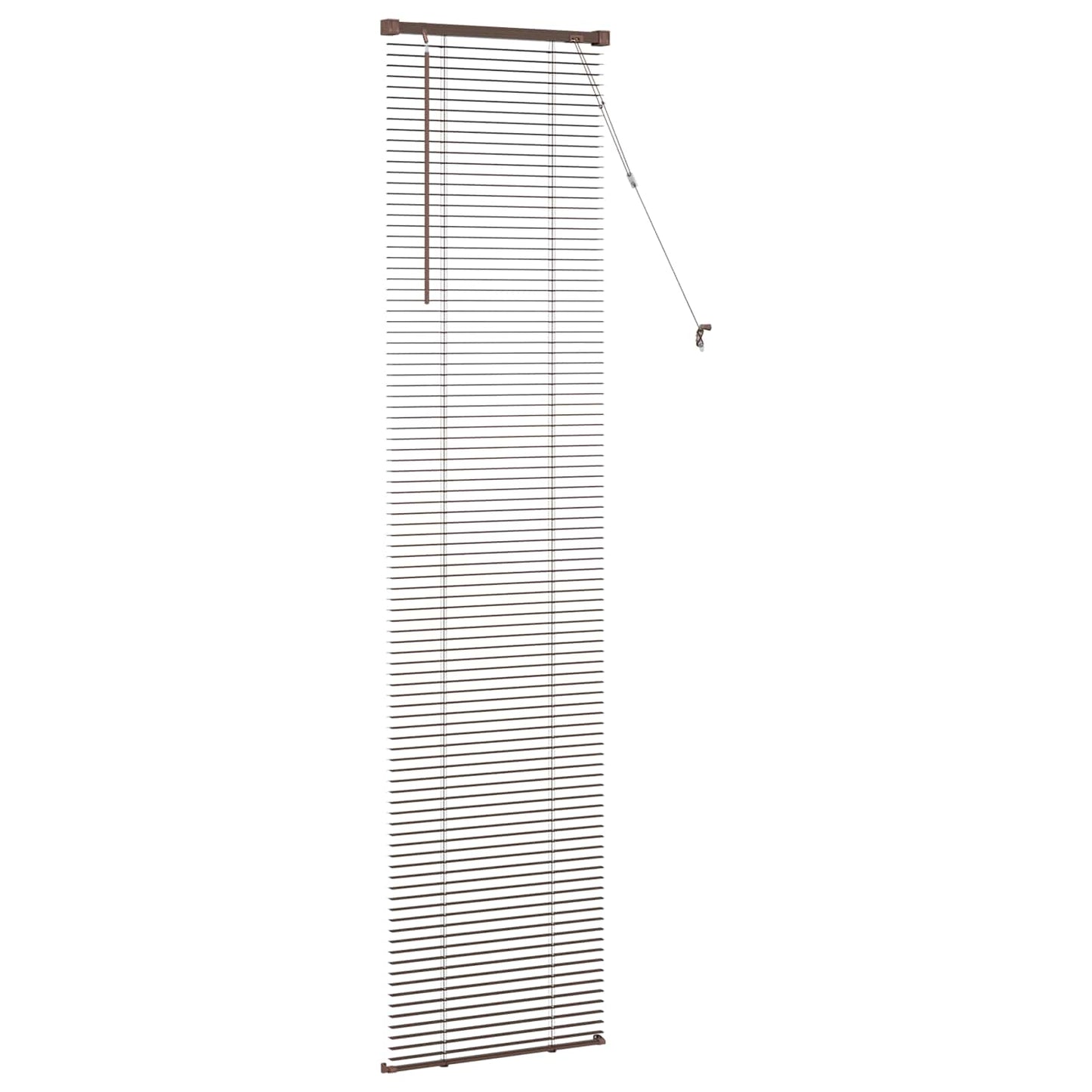 Zsaluzia Sötét barna mintával 213 x 50 cm 25 mm PVC