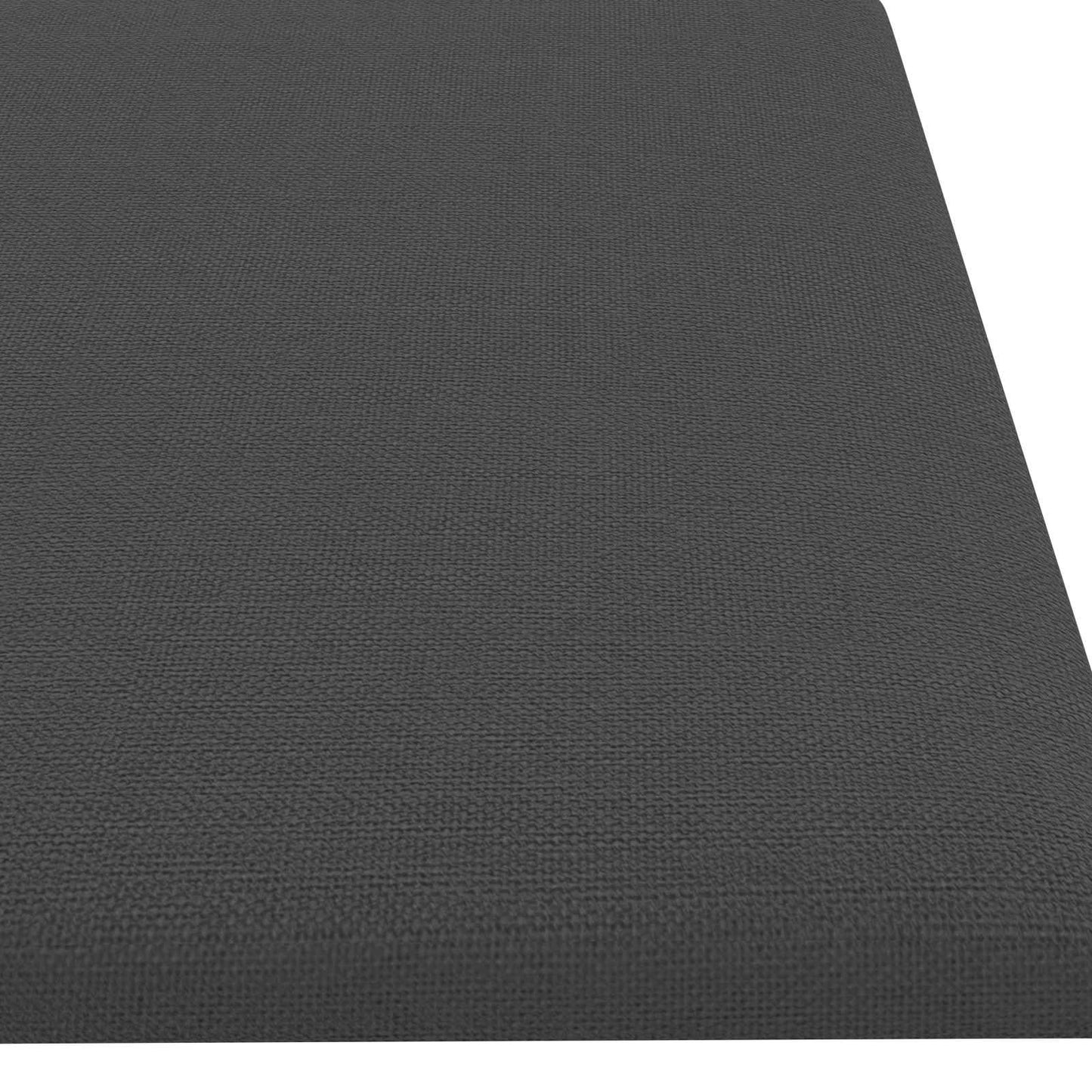 Fali Fejtámla 12 pcs 60 x 15 cm Sötétszürke szövet