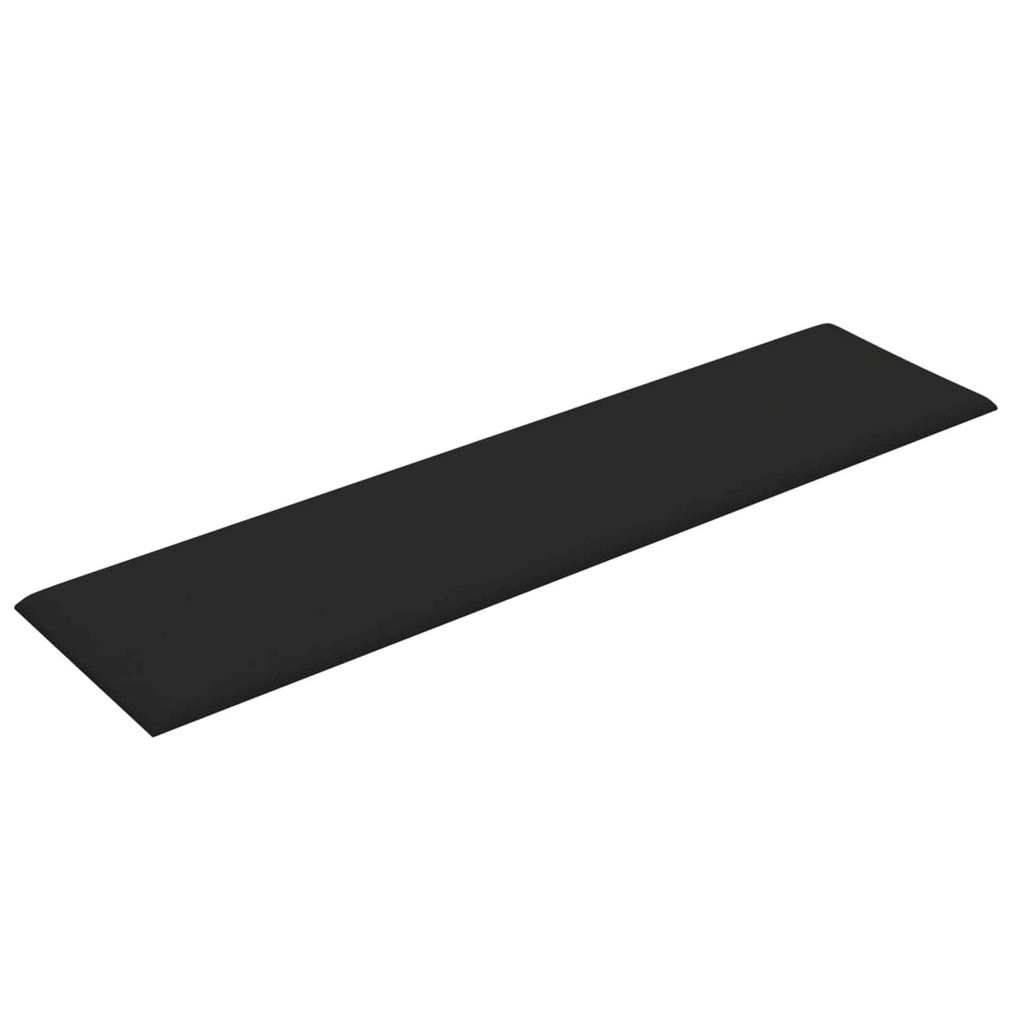 Fali Fejtámla 12 pcs 60 x 15 cm Fekete szövet