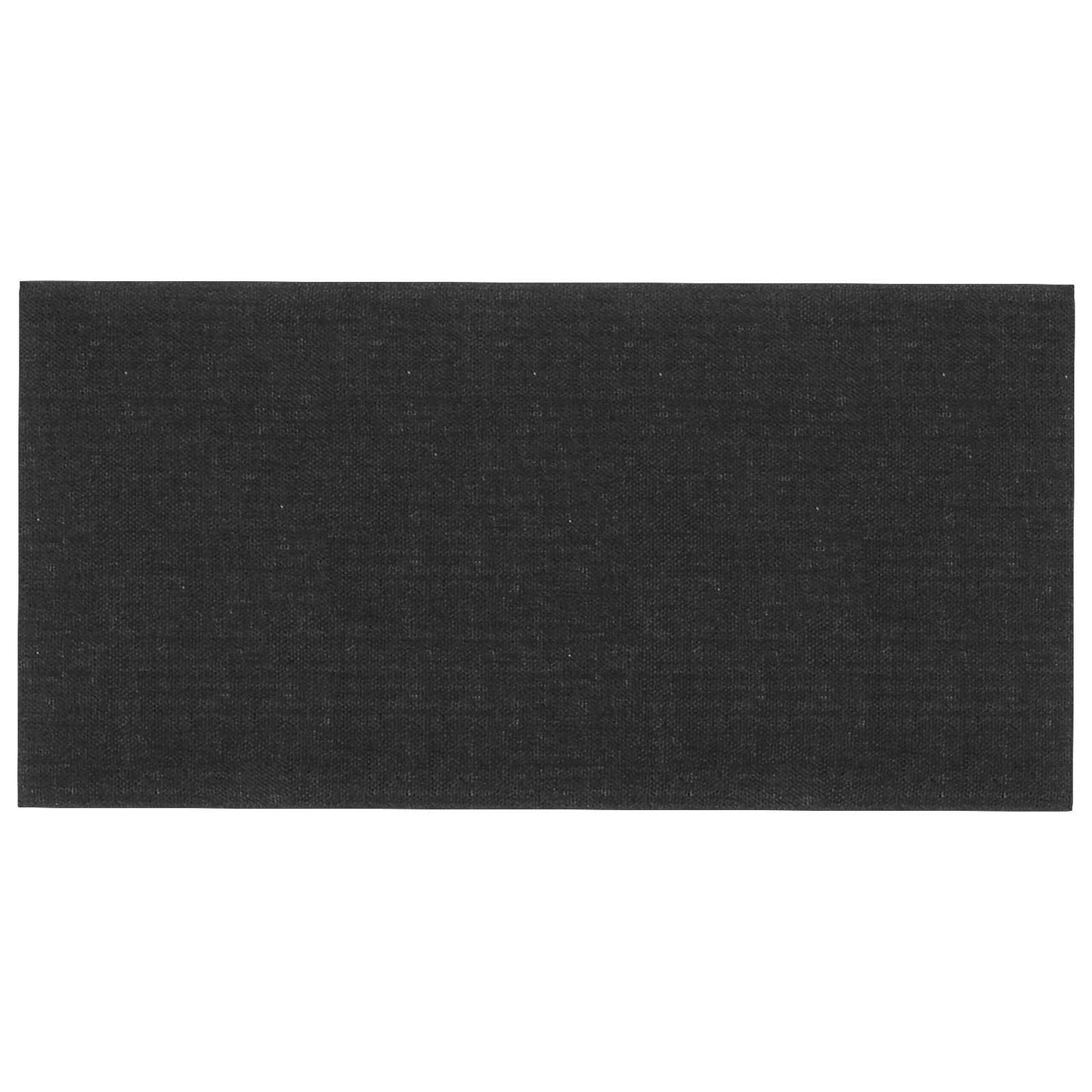 Fali Fejtámla 12 pcs 60 x 30 cm Fekete szövet