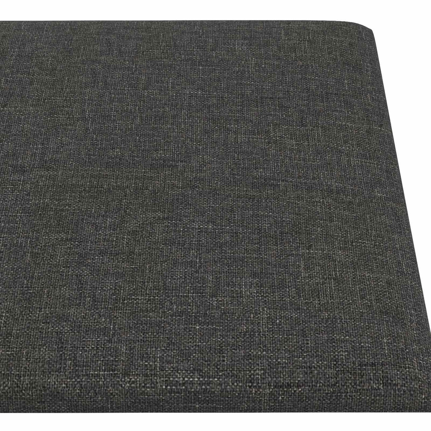 Fali Fejtámla 12 pcs 90 x 15 cm Sötétszürke szövet