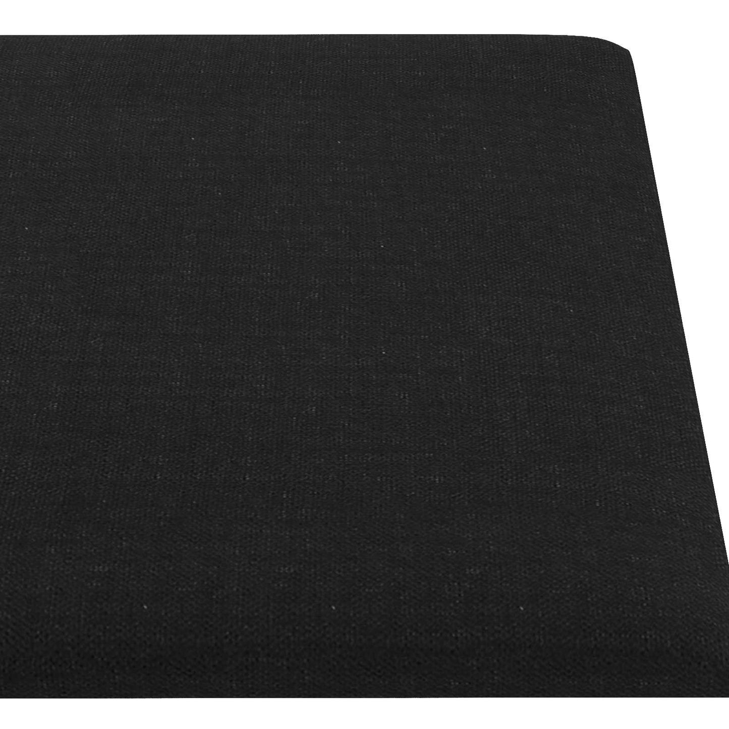 Fali Fejtámla 12 pcs 90 x 15 cm Fekete szövet