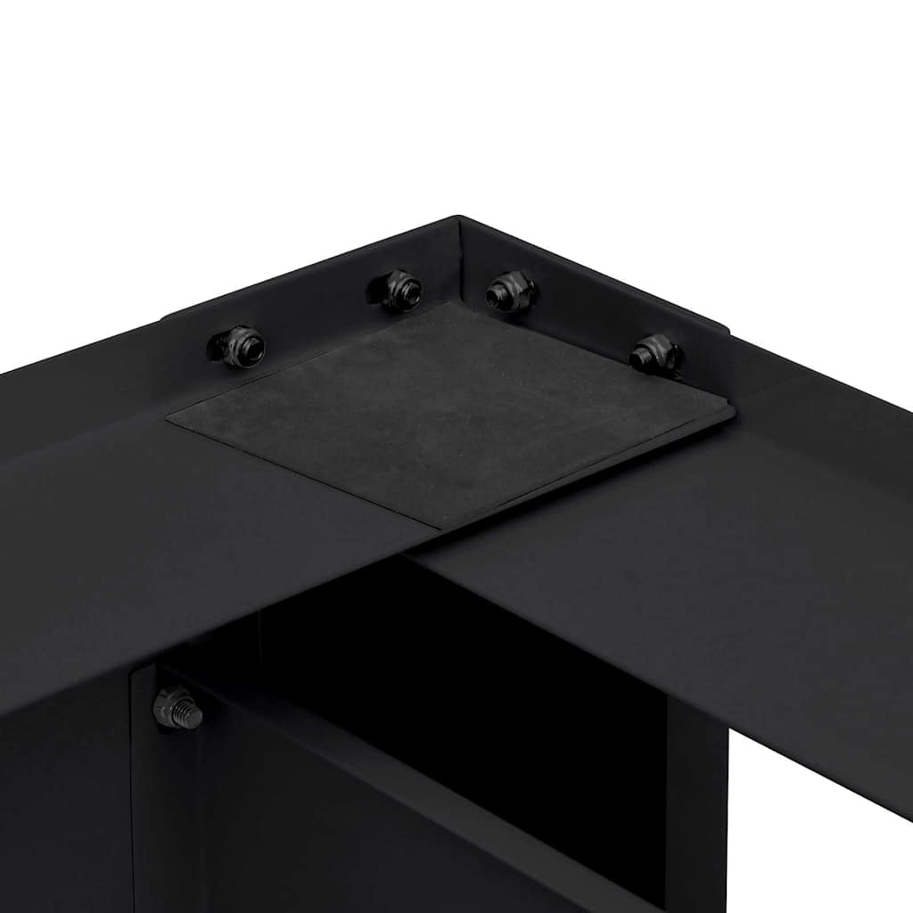 Mosógép Talp 2 pcs Fekete 127 x 54,5 x 32,5 cm Acél